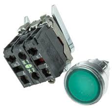 ILLUMINATED PUSHBUTTON 22mm GREEN XB4-BW33B5